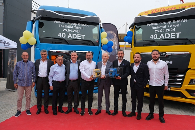 MAN, Türkiye’nin lider firmaları  Volkan Group’a 40, Kanarlar Group’a da 25 adet  araç teslimatı yaptı
