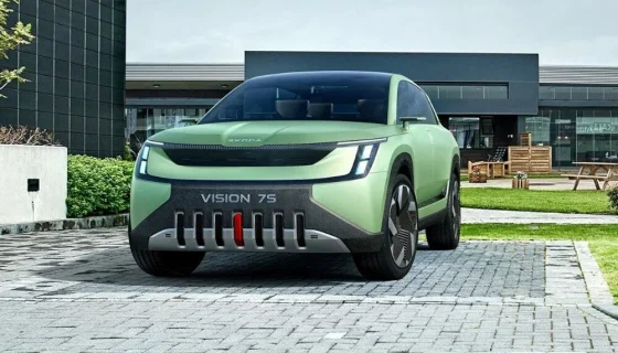 Skoda'dan yeni logo ve yeni elektrikli model