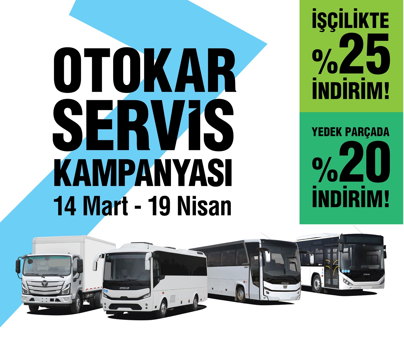 Otokar'ın “Servis Kampanyası” ile Bahar Erken Gelecek
