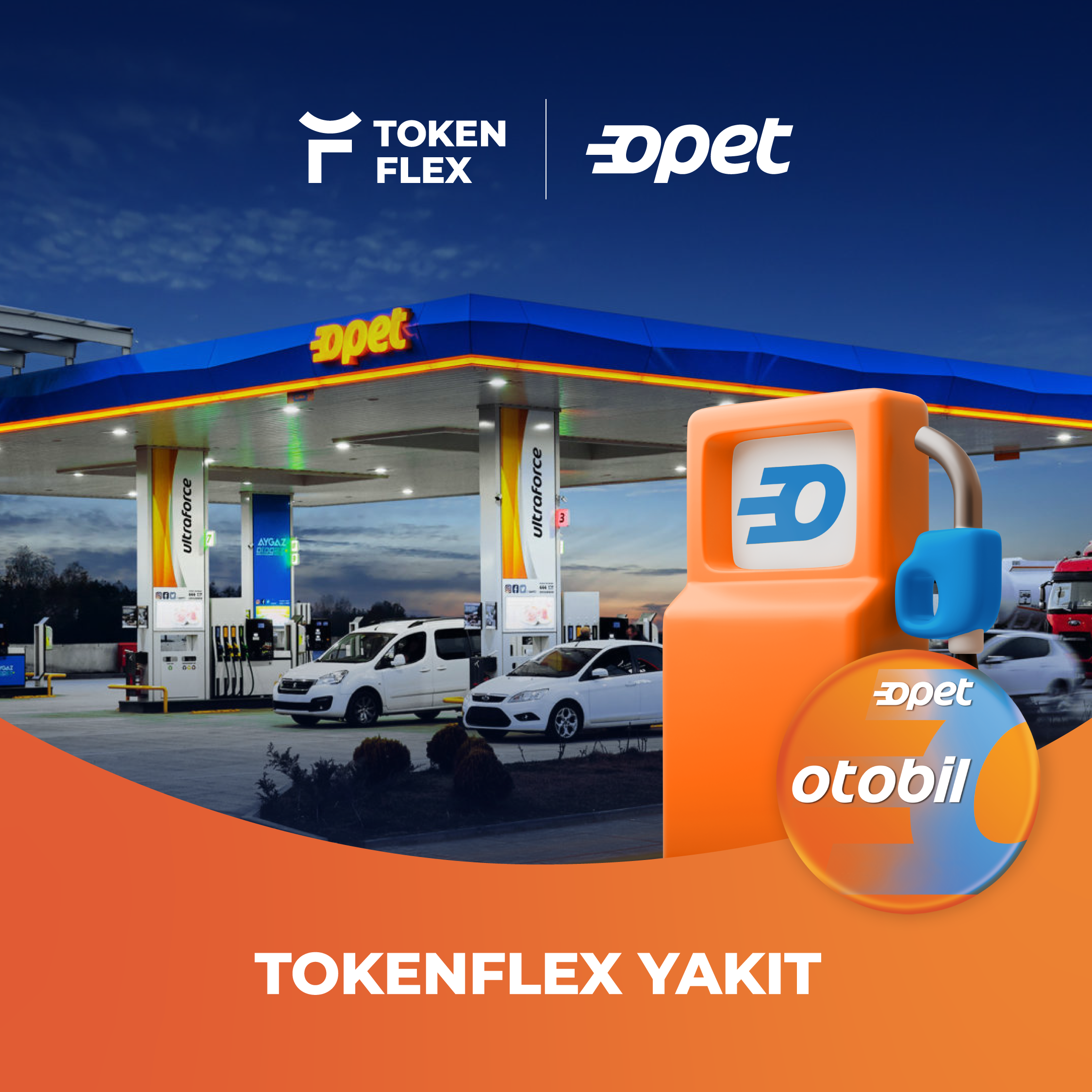 TokenFlex, Opet İş Birliği ile Şirketlere Akıllı Filo Yönetimi Sunmaya Başladı