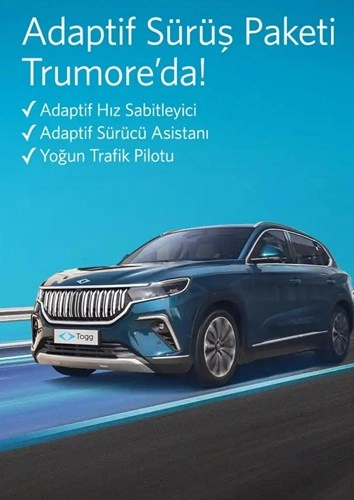 Togg'un Adaptif Sürüş Paketi fiyatı belli oldu