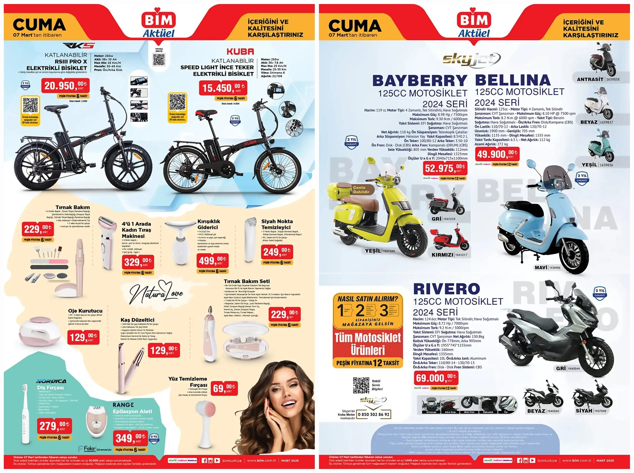 BİM marketler elektrikli bisiklet ve benzinli motosiklet satacak