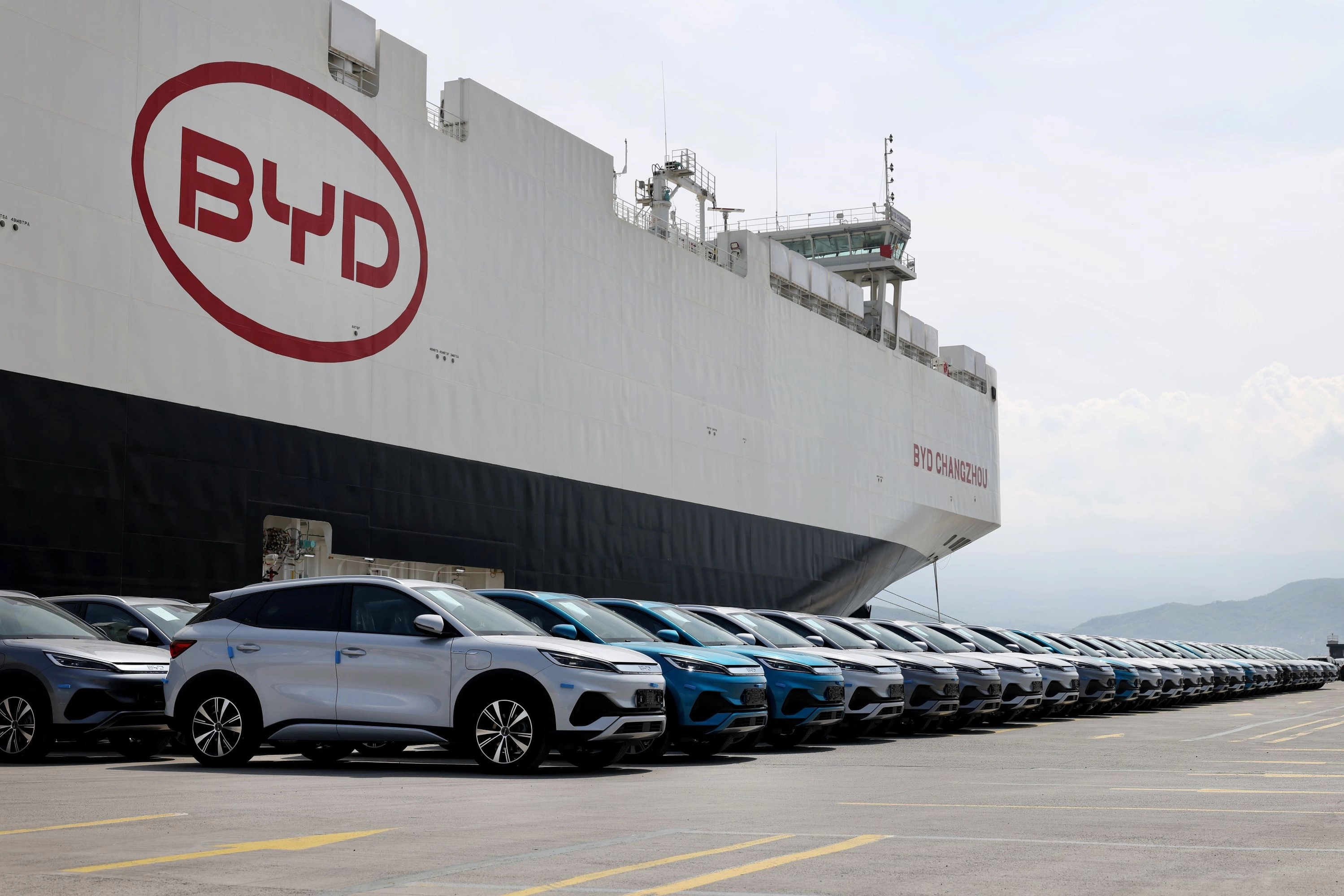 BYD'nin 7 bin araç kapasiteli dev taşıma gemisi Türkiye'de